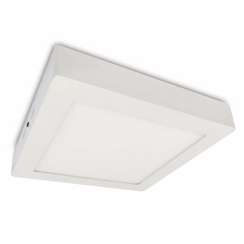 SLIM, PLAFÓN LED CUADRADO BLANCO 20W - 3200K